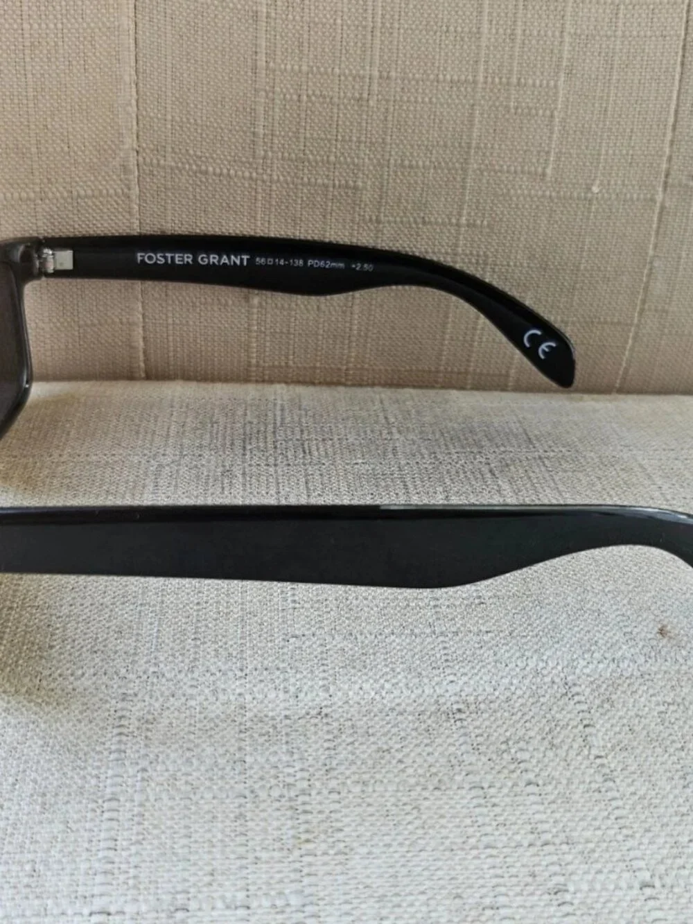 Foster Grant Reading Sunglasses Black CANNON NS0917 Eyewear Glasses +2.50 Brand